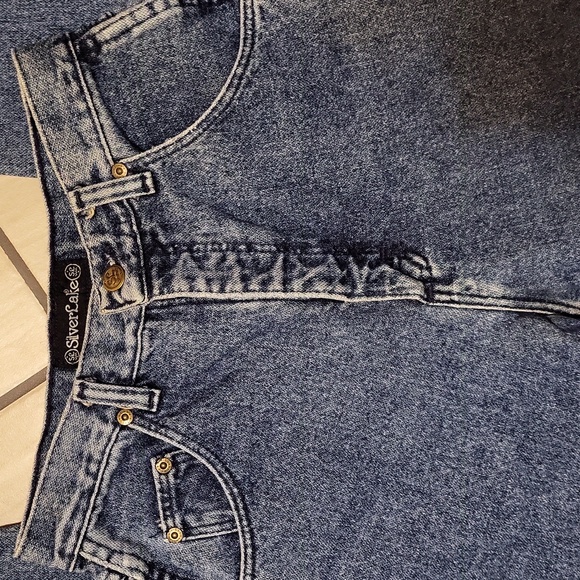 Vintage SilverLake By Wrangler Blue Denim Jeans - Picture 4 of 9